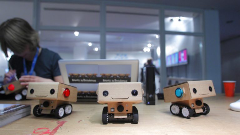 Experimental filmmaker Brent Hoff and artist Alexander Reben made Cubie – the cutie documentary robot. The goal is to get random people to spend time with Cubie, answering (very personal) questions to a sad, E.T-sounding robot.