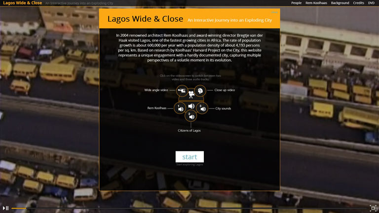 Lagos Rem Koolhaas Brechtje van der Haak interactive documentary